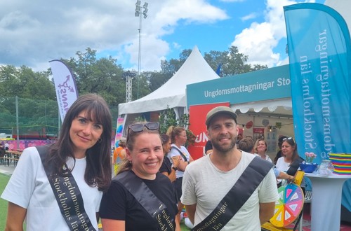 Sofia, Ellen och Kristoffer från Ungdomsmottagningarna