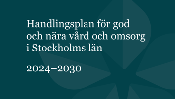 Omslag handlingsplan god och nära vård och omsorg