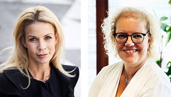 Anna König Jerlmyr, finansborgarråd, Stockholms stad och Anne Andersson, vd, Stockholmsregionens Europakontor