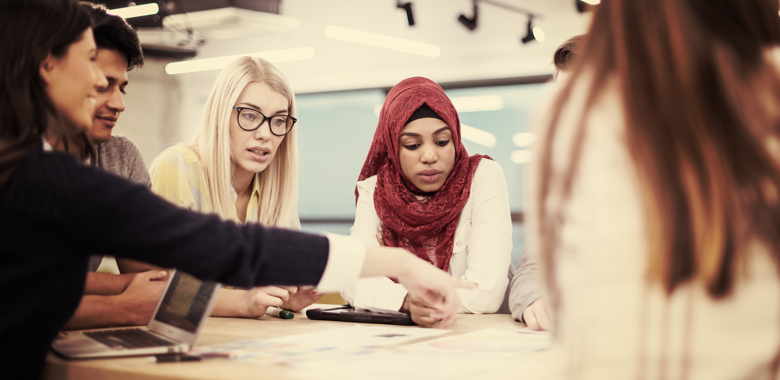 Mp30425048 Multiethnic Startup Business Team Having Meeting