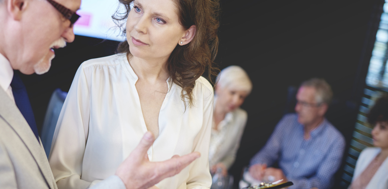 21583753 Business Man With Female Office Worker