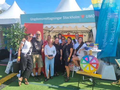 Ungdomsmottagningarna på Pride